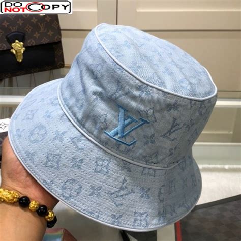 denim louis vuitton bucket hat|louis vuitton monogram hat.